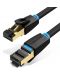 Мрежов кабел Vention - IKABD, RJ45/RJ45, 0.5m, черен - 1t