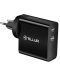 Зарядно устройство Tellur - Dual Port, USB-A/C, US/EU/UK, 48W, черно - 1t