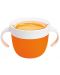 Чаша за храна Munchkin -  С капаче и дръжка, оранжева - 1t