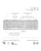 Мултимедийна клавиатура Logitech - MX Keys S, безжична, Pale grey - 7t