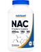 NAC N-Acetyl L-Cysteine, 600 mg, 180 капсули, Nutricost - 1t