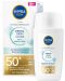 Nivea Sun Слънцезащитен флуид за лице Derma Skin Clear, SPF 50+, 40 ml - 2t