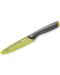 Нож за плодове и зеленчуци Tefal - K1220704, 12 cm, черен/зелен - 1t