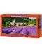 Панорамен пъзел Castorland от 600 части - Абатството Нотр Дам в Сенанк, Франция - 1t