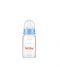 Стъклено шише с широко гърло Nuby, 120 ml, с биберон Slow Flow - 1t