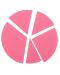 Образователен комплект Smart Baby - Кръгове на Монтесори, розови - 2t