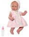 Кукла Asi - Бебе Оли, с розова рокля и шапка - 2t