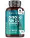 Omega-3 Fish Oil, 240 софтгел капсули, Weight World - 1t
