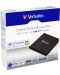 Оптично устройство Verbatim - External Slimline Blu-ray Writer, USB-C - 3t