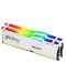 Оперативна памет Kingston - FURY Beast White RGB EXPO, 64GB, DDR5, 6000MHz - 1t