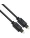 Оптичен кабел VCom - CV905, Toslink, 3m, черен - 1t