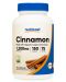Organic Cinnamon, 150 капсули, Nutricost - 1t