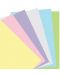 Пълнител за органайзер Filofax - A5, цветна хартия без редове, 60 листа - 1t