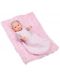 Кукла-бебе Paola Reina Mini Pikolines - С розово спално чувалче и одеяло, момиченце, 32 cm - 1t