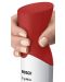 Пасатор Bosch - ErgoMixx MSM64010, 450W, 2 степени, бял/червен - 4t