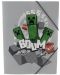 Папка с ластик Uwear - Minecraft Creeper Boom, A4 - 1t