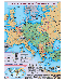Първа световна война (1914-1918 г.) - стенна карта (1:3 100 000) - 1t