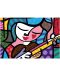 Пъзел Bluebird от 1000 части - Момиче с китара - 2t