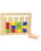 Пъзел игра Viga Toys - Сортиране на цветове и геометрични фигури - 1t