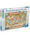 Пъзел Ravensburger от 2000 части - Карта на света - 1t