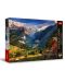Пъзел Trefl от 1000 части - Долината Лаутербрунен, Швейцария - 1t