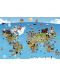 Пъзел Anatolian от 260 части - Карта на света с животни - 2t