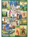 Пъзел Eurographics от 1000 части - Голфът по света, Винтидж постери - 2t