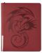 Папка за съхранение на карти Dragon Shield Album Zipster Regular - Blood Red - 1t