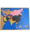 Пъзел Монтесори Smart Baby - Карта на Азия, 34 части - 1t