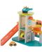 Дървена играчка Andreu Toys - Паркинг, на 3 нива - 2t