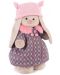 Плюшена играчка Budi Basa - Зайка Ми, с палто и розова шапка, 25 cm - 1t