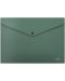 Папка с копче Erich Krause - Diagonal Classic, А4, зелена - 1t