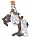 Фигурка Papo The Medieval Era – Конят на принц Филип, в бяло - 1t