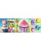 Панорамен пъзел Trefl от 1000 части - Цветни кексчета - 2t