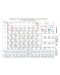 Периодична система на химичните елементи, класически вариант - 9-12. клас (стенно табло) - 1t