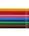 Персонализирани цветни моливи Jolly Superstick Delta - метална кутия, 12 цвята, Вики - 2t