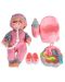 Пишкаща кукла Moni Toys - Със сива шапка, 31 cm - 2t