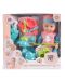 Пишкаща кукла-бебе Moni Toys - Със синя шапка и аксесоари, 36 cm - 2t