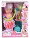 Пишкаща кукла-бебе Moni Toys - С шарена шапка и аксесоари, 36 cm - 2t