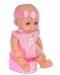 Пишкаща кукла Moni Toys - С розов памперс, 31 cm - 2t