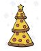 Картичка Мазно Коледа - Пица елха - 1t