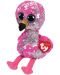 Плюшена играчка с пайети TY Toys Flippables - Фламинго Pinky, 15 cm - 1t