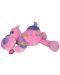 Плюшена играчка Амек Тойс - Легнало куче, розово, 53 cm - 1t