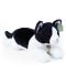 Плюшена играчка Rappa Еко приятели - Котка в черно и бяло, лежаща, 36 cm - 1t