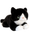 Плюшена играчка Keel Toys - Черна котка с бели петна, 32 cm - 1t