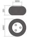 Плафон Smarter - Croket 01-3139, IP20, 240V, E27, 3x42W, златист мат - 2t