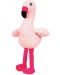 Плюшена играчка Fluffii - Фламинго, розово - 1t