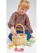 Плетена пазарска кошница Tender Leaf Toys - С продукти и цветя - 5t