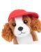 Плюшена играчка Studio Pets - Куче Кокер шпаньол с шапка, Пепър - 2t