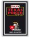 Пластични покер карти Texas Poker - черен гръб - 1t